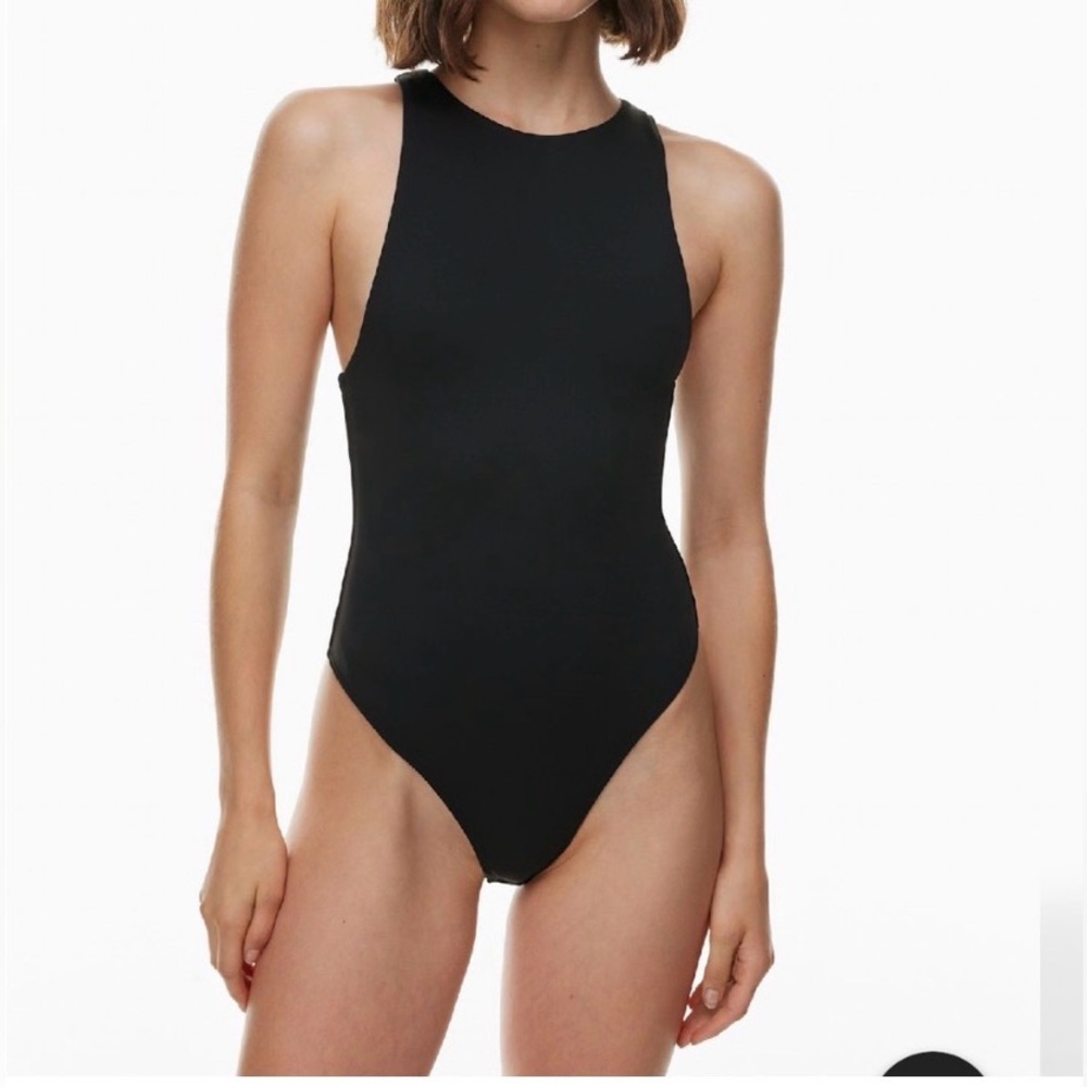 Babaton Dark Grey Sleeveless Bodysuit